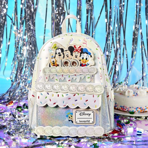 MINI RUGZAK Disney100 Jubileumfeesttaart - DISNEY LOUNGEFLY