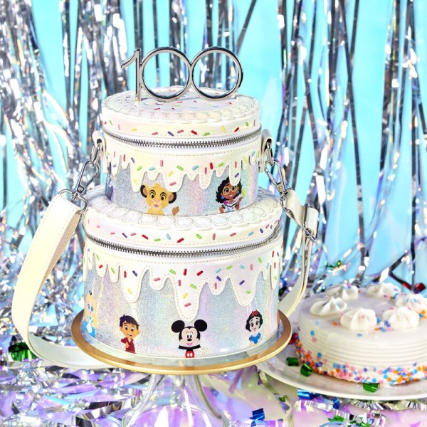 SCHOUDEDTASSEN Disney100 Jubileumvieringstaart - DISNEY LOUNGEFLY