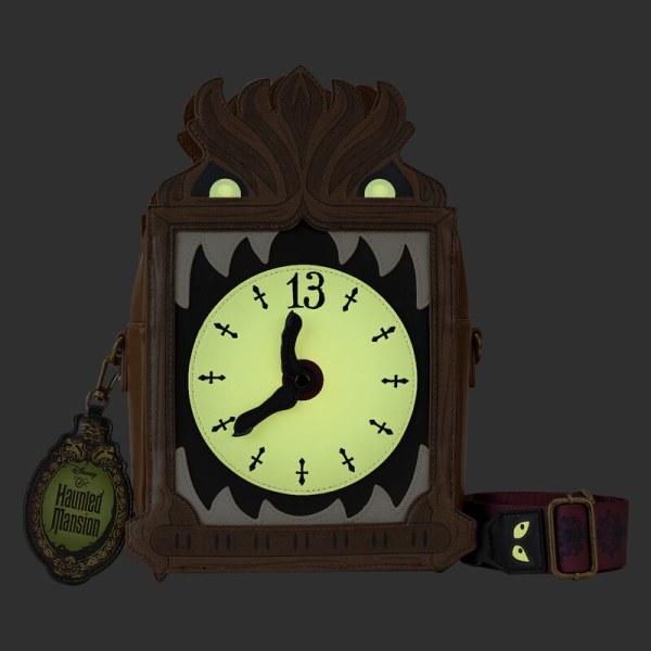 SCHOUDEDTASSEN Haunted Mansion Grootvaderklok - DISNEY LOUNGEFLY