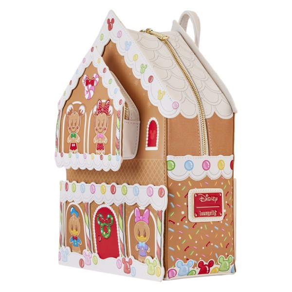 MINI RUGZAK Mickey en Vrienden Peperkoekhuis - DISNEY LOUNGEFLY