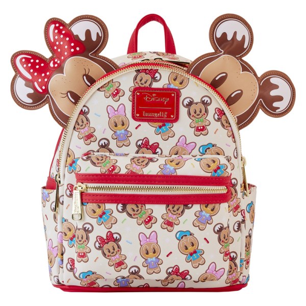 MINI RUGZAK Mickey en zijn peperkoekvriendjes met haarband - DISNEY LOUNGEFLY