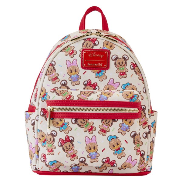 MINI RUGZAK Mickey en zijn peperkoekvriendjes met haarband - DISNEY LOUNGEFLY
