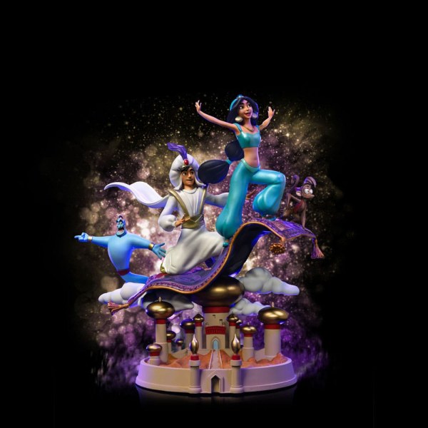 Aladdin en Jasmine Deluxe Art Scale - Disney