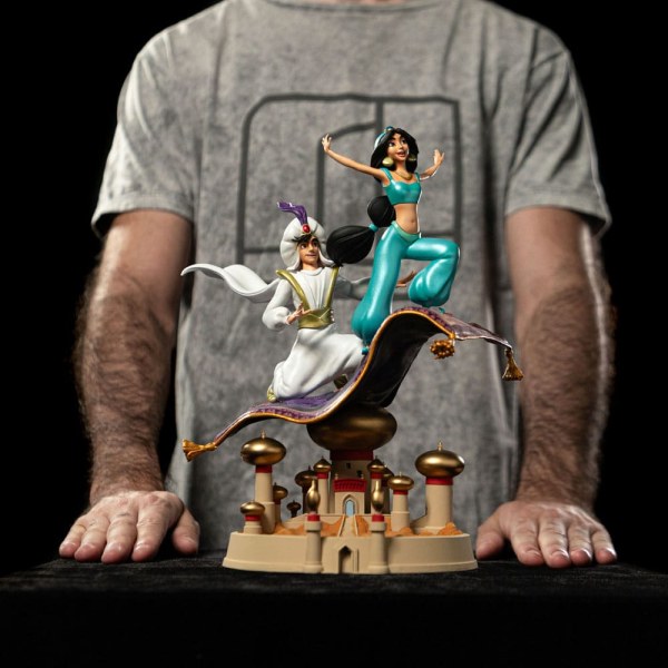 Aladdin en Jasmine Art Scale - Disney
