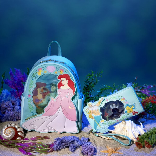 Lenzichtig portemonnee De Kleine Meermin - DISNEY LOUNGEFLY
