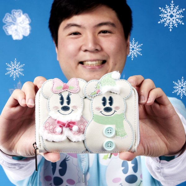 Mickey en Minnie Sneeuwpop PORTEFEUILLE - DISNEY LOUNGEFLY