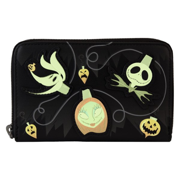 Wallet Nightmare Before Christmas Kerstmis Lichtslingers - DISNEY LOUNGEFLY