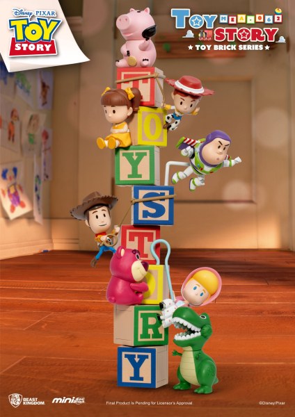 PAKKET VAN 8 BEELDJES TOY STORY - DISNEY-PIXAR MINI EGG ATTACK