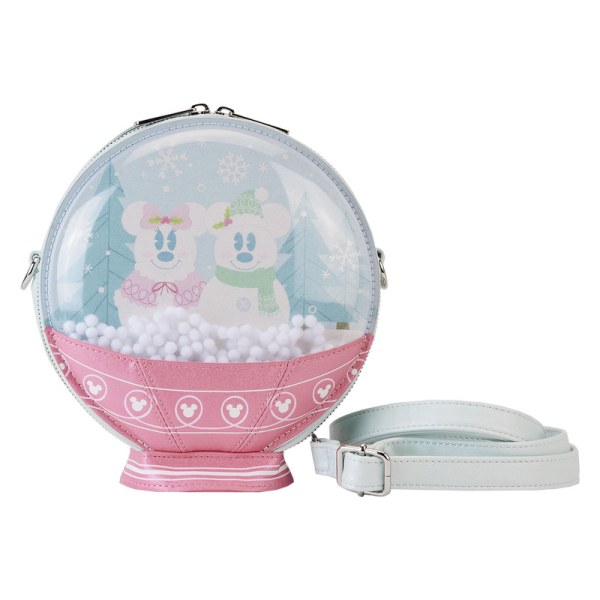 SCHOUDEDTASSEN Mickey & Minnie Sneeuwbol - DISNEY LOUNGEFLY