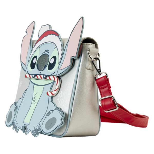 SCHOUDEDTASSEN Stitch Holiday Glitter - DISNEY LOUNGEFLY