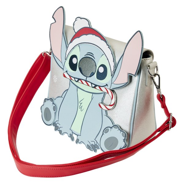 SCHOUDEDTASSEN Stitch Holiday Glitter - DISNEY LOUNGEFLY