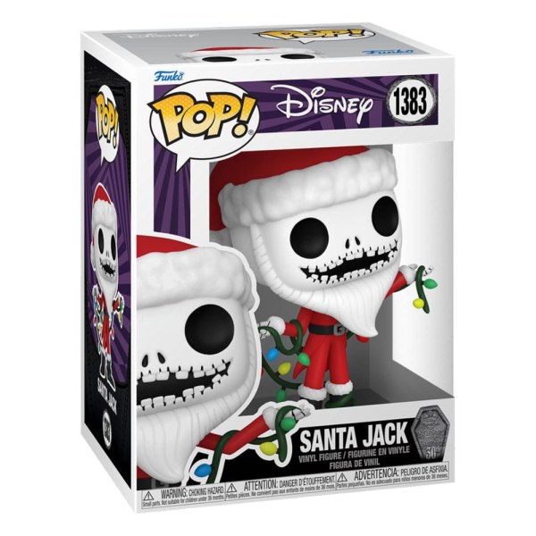 Funko Pop! 1383 - De Nightmare Before Christmas 30e - Jack Santa