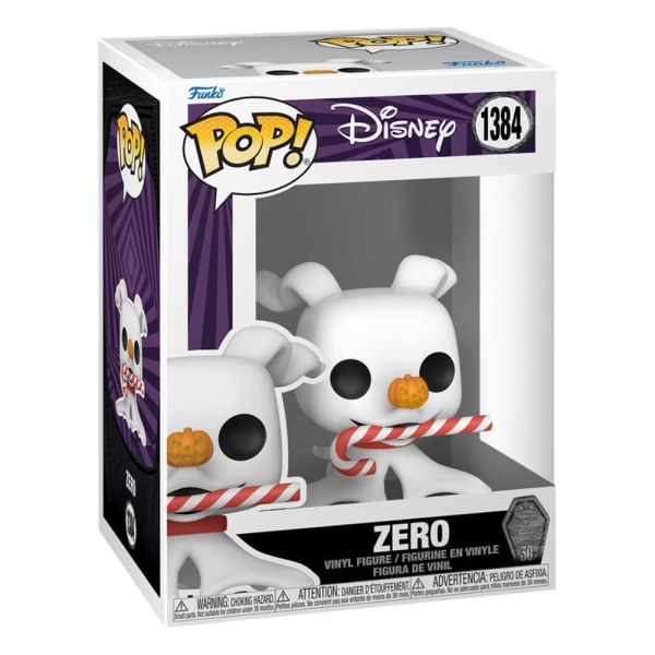 Funko Pop! 1384 - Nightmare before christmas 30e - Zero met zuurstok
