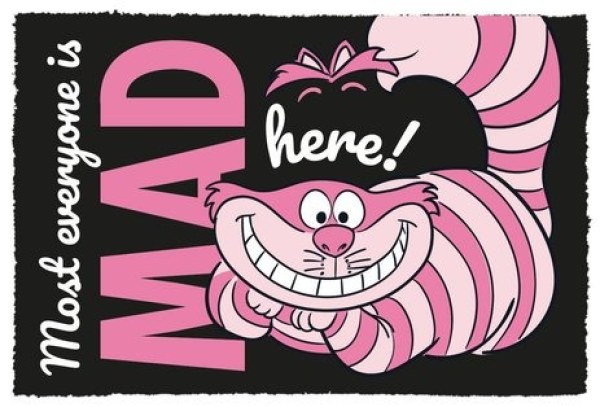 Alice in Wonderland deurmat 40 x 60 cm - Disney