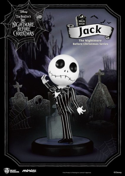 Set van 6 Nightmare Before Christmas beeldjes - Disney Mini Egg Attack
