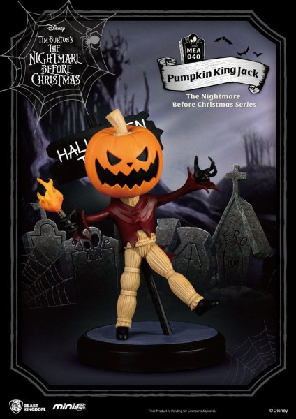 Set van 6 Nightmare Before Christmas beeldjes - Disney Mini Egg Attack