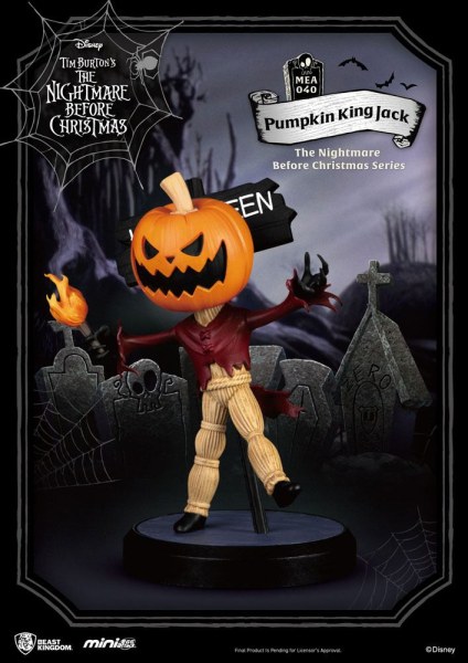 Set van 6 Nightmare Before Christmas beeldjes - Disney Mini Egg Attack