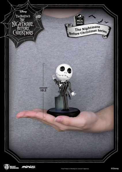 Set van 6 Nightmare Before Christmas beeldjes - Disney Mini Egg Attack