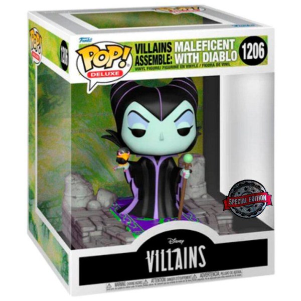 Funko Pop! DELUXE 1206 - Maleficent en Diablo - Disney