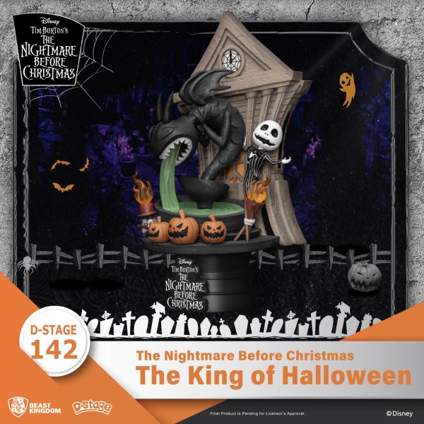 DIORAMA De koning van Halloween Nightmare Before Christmas – DISNEY D-STAGE