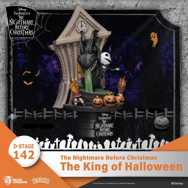 DIORAMA De koning van Halloween Nightmare Before Christmas – DISNEY D-STAGE