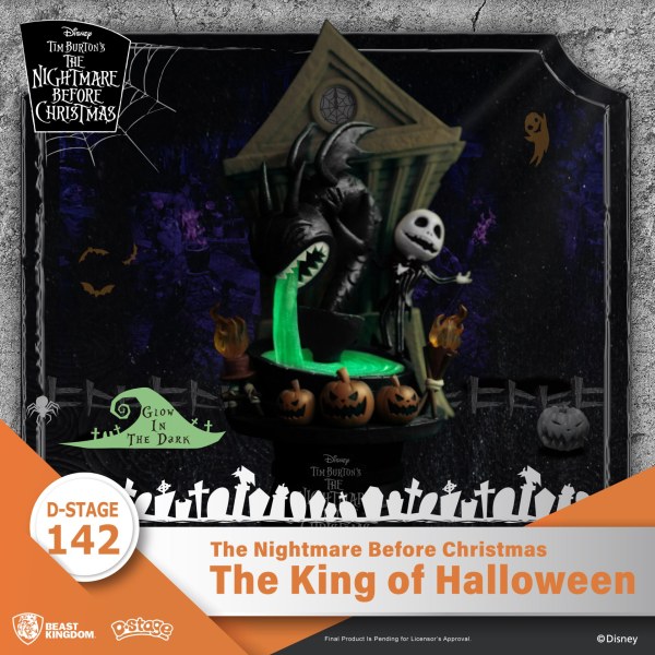 DIORAMA De koning van Halloween Nightmare Before Christmas – DISNEY D-STAGE