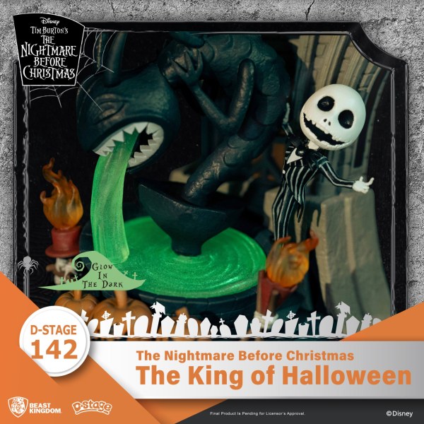 DIORAMA De koning van Halloween Nightmare Before Christmas – DISNEY D-STAGE