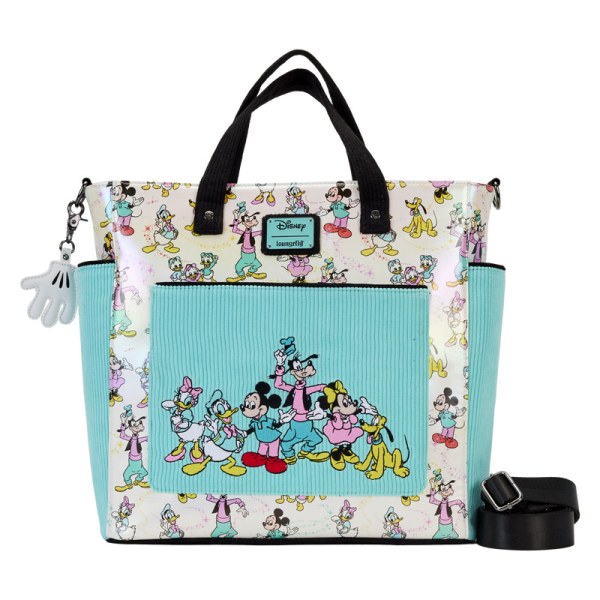 Shopper Disney 100 Iriserende Mickey en zijn vrienden - DISNEY LOUNGEFLY