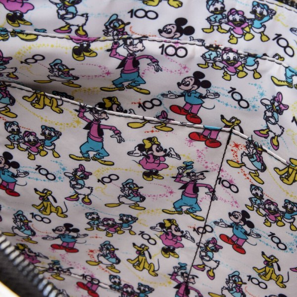 Shopper Disney 100 Iriserende Mickey en zijn vrienden - DISNEY LOUNGEFLY