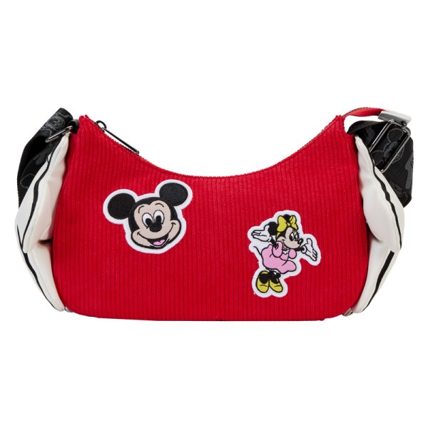Disney 100 Mickey &amp; Minnie Glove SCHOUDEDTASSEN - DISNEY LOUNGEFLY
