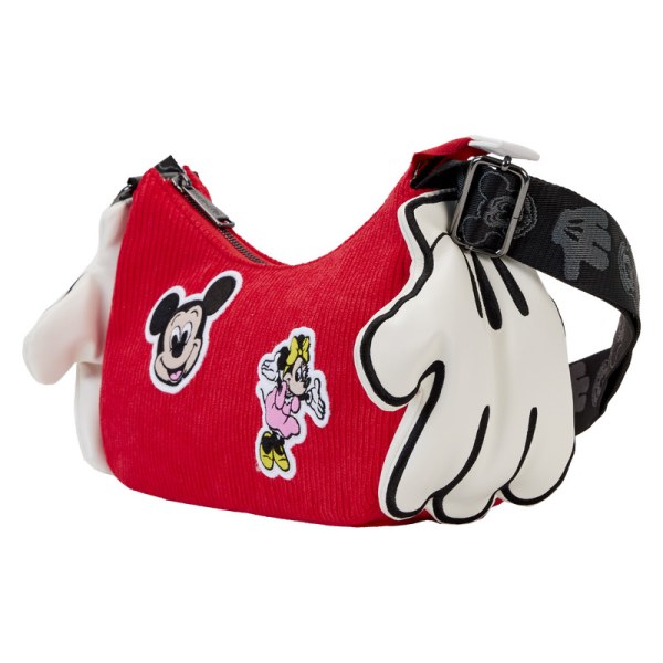 Disney 100 Mickey &amp; Minnie Glove SCHOUDEDTASSEN - DISNEY LOUNGEFLY