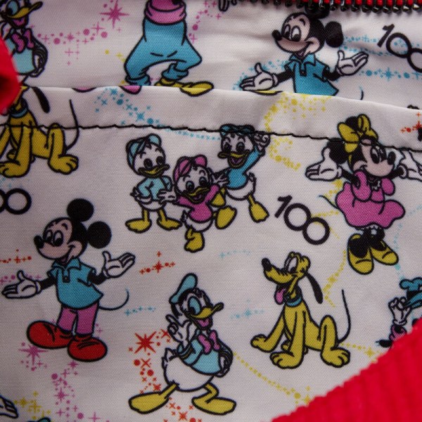 Disney 100 Mickey &amp; Minnie Glove SCHOUDEDTASSEN - DISNEY LOUNGEFLY