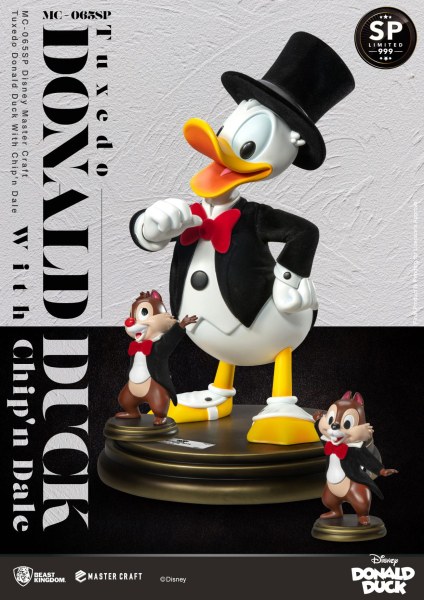 SMOK DONALD MET CHIP & DALE DISNEY100 - DISNEY MASTERCRAFT