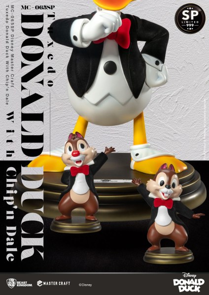 SMOK DONALD MET CHIP & DALE DISNEY100 - DISNEY MASTERCRAFT