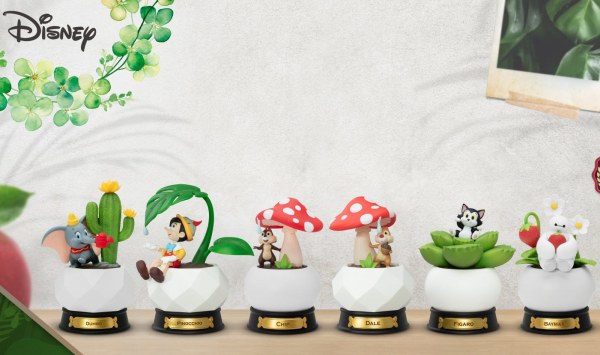 Set van 6 Mini Diorama Stage " "Zakplanten" " serie - Disney mini D-Stage