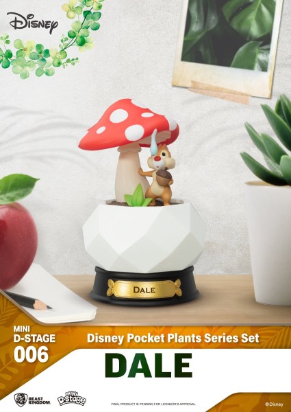 Set van 6 Mini Diorama Stage " "Zakplanten" " serie - Disney mini D-Stage