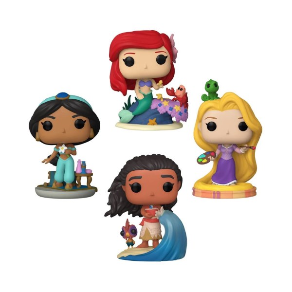 Pak de 4 Funko Pop! Films Vinyl - Prinsessen ultieme - Disney