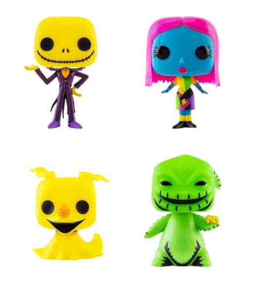 Set van 4 Funko Pop! Films Vinyl - Nightmare before Kerstmis (EMEA) - Disney