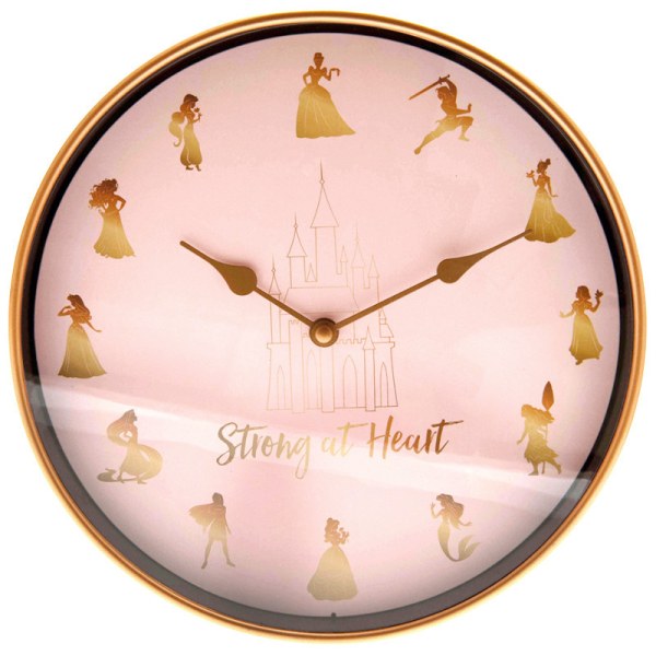 Wandklok Disney Prinsessen "Strong at Heart"