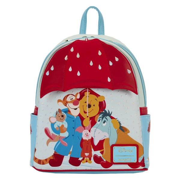 MINI RUGZAK Winnie de Poeh en zijn vrienden op een regenachtige dag - DISNEY LOUNGEFLY