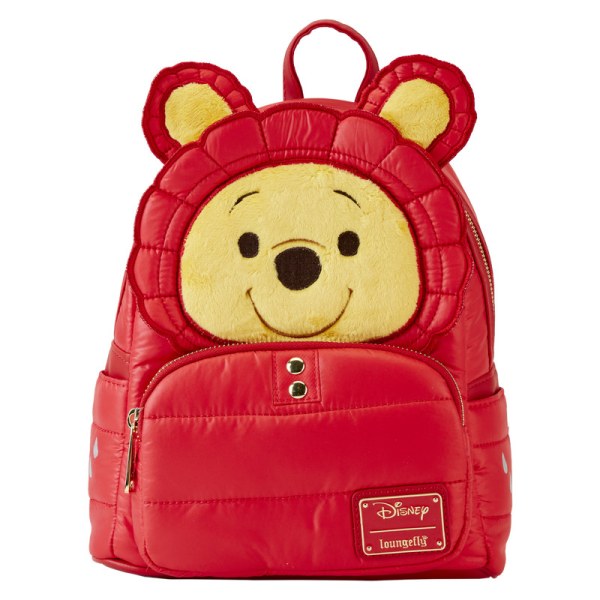MINI RUGZAK Winnie de Poeh in donsjack voor regenachtige dagen - DISNEY LOUNGEFLY