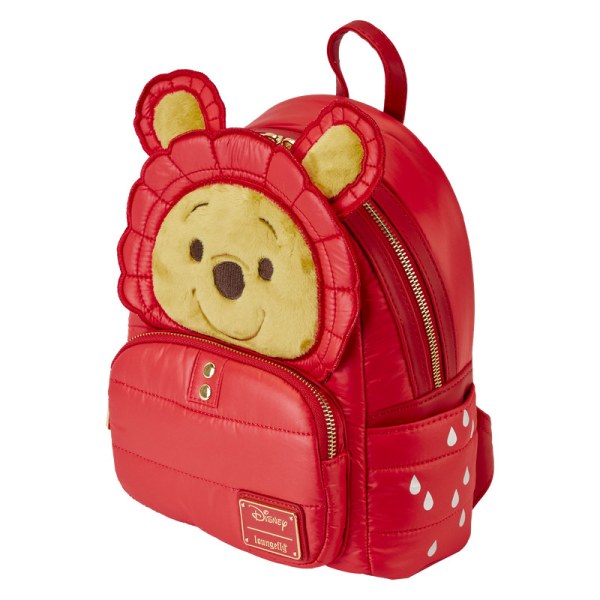 MINI RUGZAK Winnie de Poeh in donsjack voor regenachtige dagen - DISNEY LOUNGEFLY