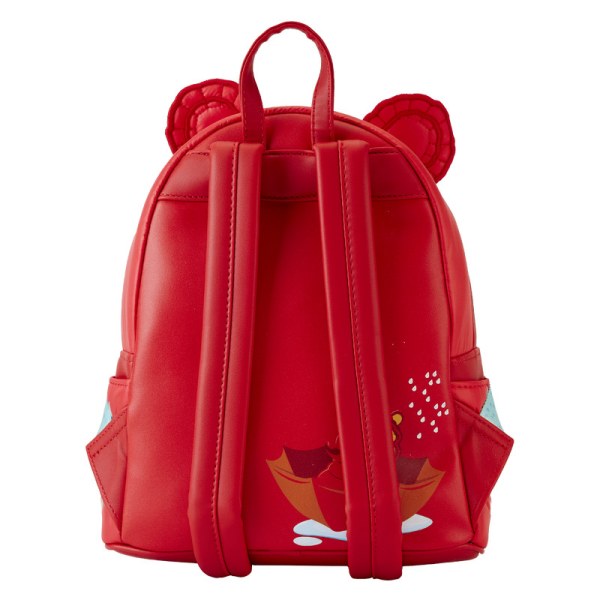 MINI RUGZAK Winnie de Poeh in donsjack voor regenachtige dagen - DISNEY LOUNGEFLY