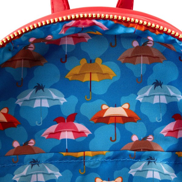 MINI RUGZAK Winnie de Poeh in donsjack voor regenachtige dagen - DISNEY LOUNGEFLY