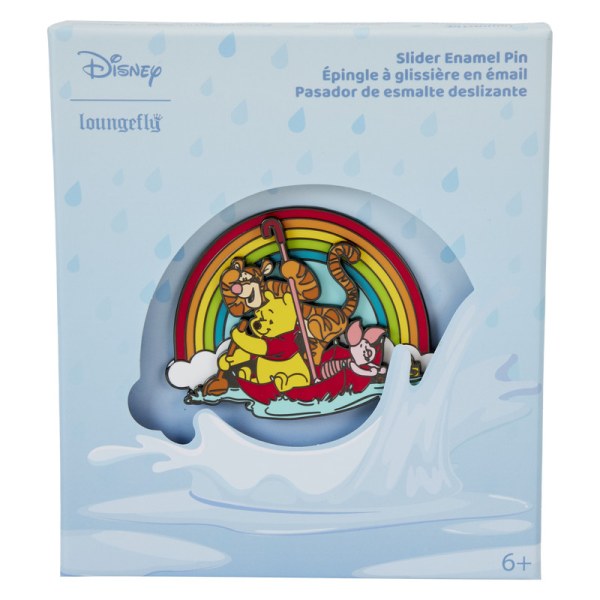PIN'S-verzamelaar Winnie en zijn vrienden glijden op een regenachtige dag Limited edition - Disney