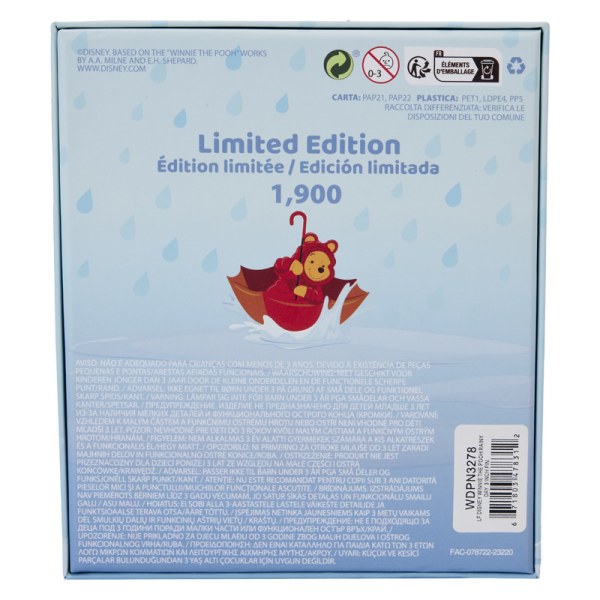 PIN'S-verzamelaar Winnie en zijn vrienden glijden op een regenachtige dag Limited edition - Disney