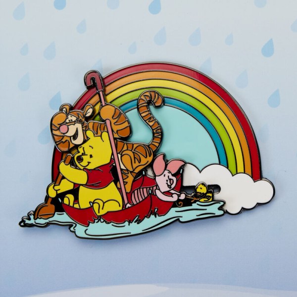 PIN'S-verzamelaar Winnie en zijn vrienden glijden op een regenachtige dag Limited edition - Disney