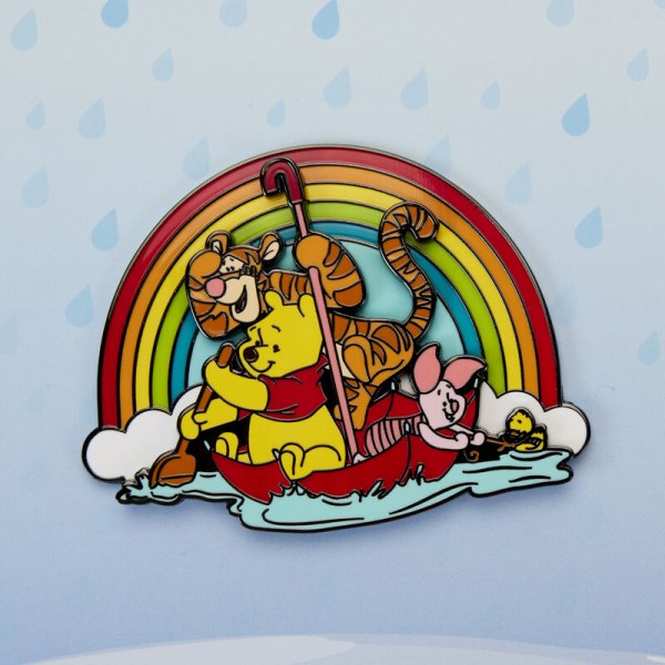 PIN'S-verzamelaar Winnie en zijn vrienden glijden op een regenachtige dag Limited edition - Disney