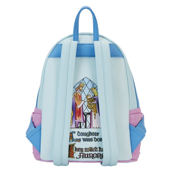 Doornroosje kasteel mini rugzak met De Drie Goede Feeën - DISNEY LOUNGEFLY
