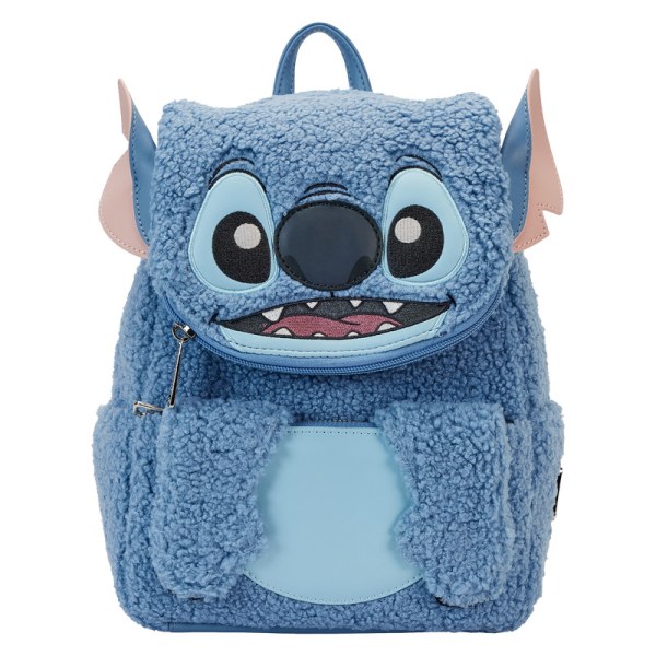Mini Stitch rugzak pluche Sherpa - DISNEY LOUNGEFLY